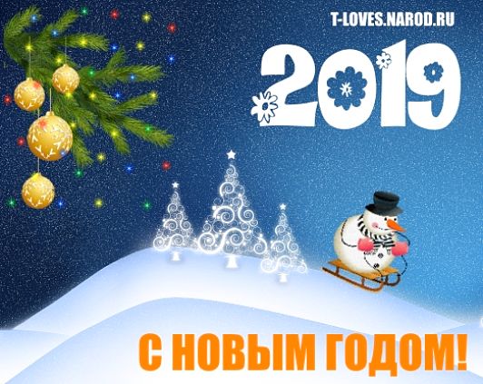 С Новым 2019 годом